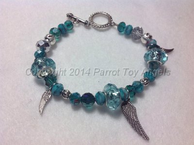 wings by jc.jpg - Turquoise Wings Bracelet